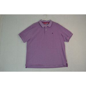 IZOD Men's XXL Purple Short Sleeve Polo Shirt